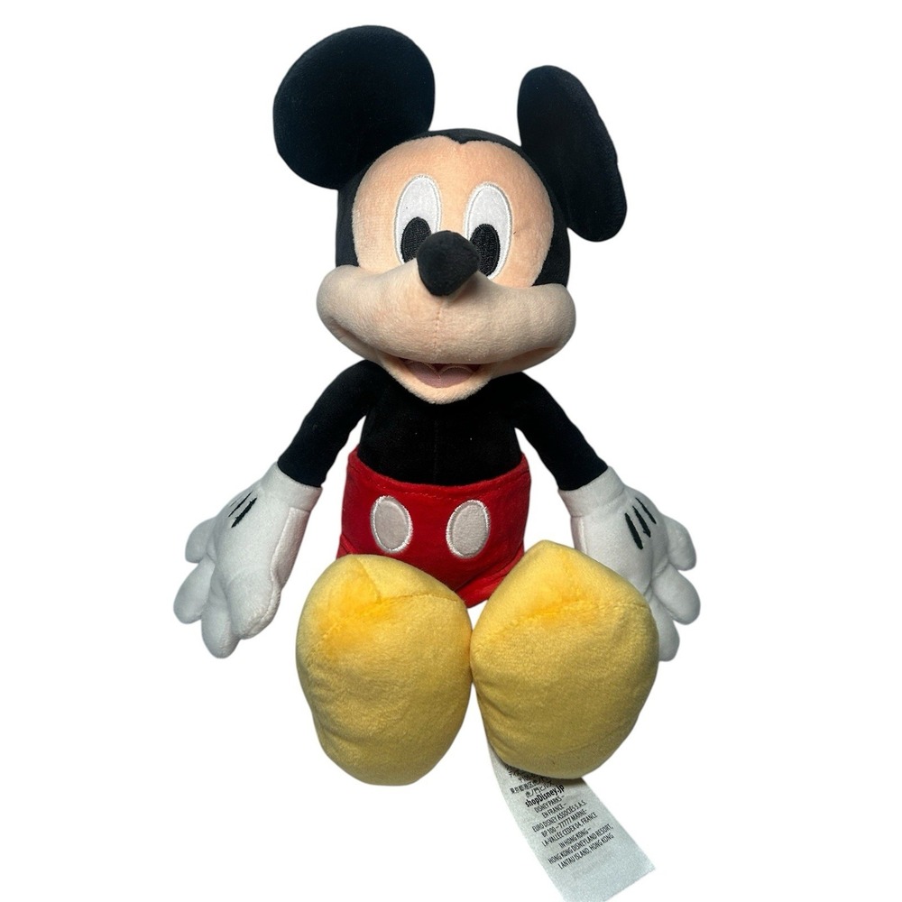 Disney Store Mickey Mouse Plush Toy Doll Small 12" in Tall